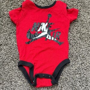 Nike Air Red and Black Bodysuit